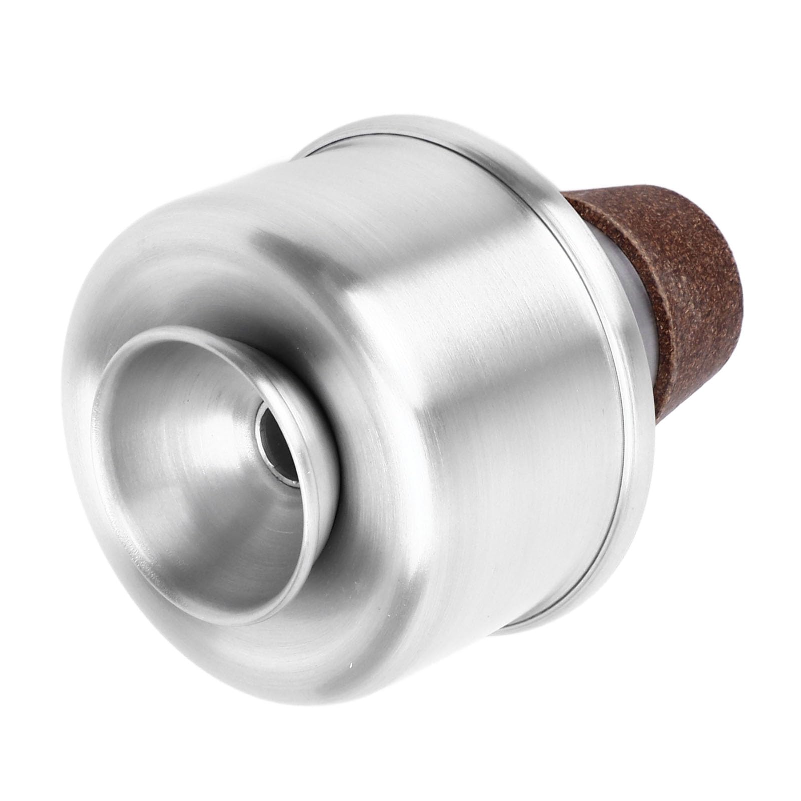 Trumpet Aluminum Alloy Practice Portable Trumpet Accessory for Beginners and Professionals Wind Instruments (Aluminum alloy + cork)