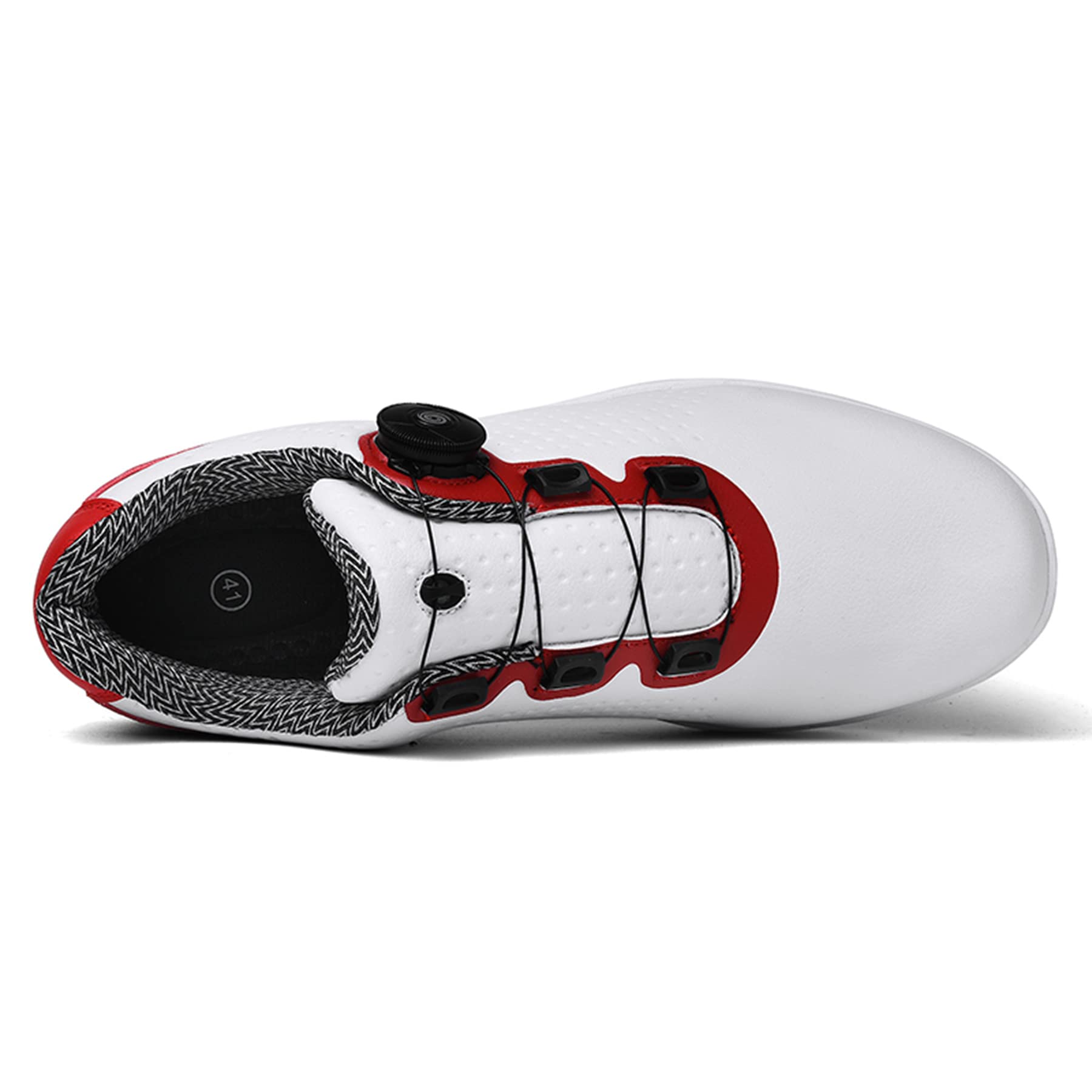 SDEQA wasserdichte Golfschuhe Für Männer Mit Drehbarer Schnalle Spikless Golf Sport Turnschuhe Große Größe Outdoor Casual