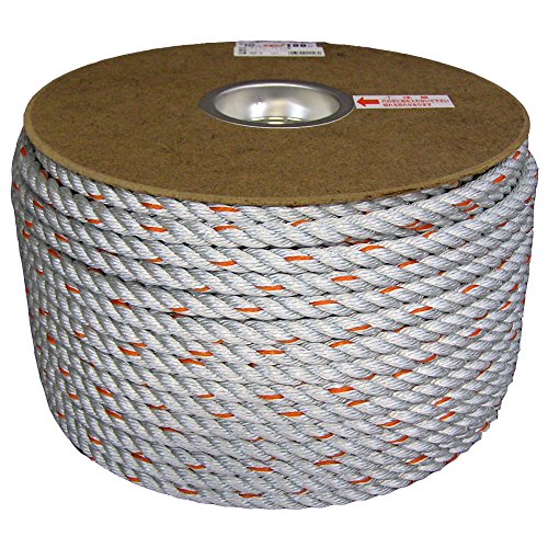 ユタカメイク ダイヤロープ 12mm×100m 3ッ打 ドラム巻 RDP-6 長尺 業務用 巻き取り 擦れに強い 荷役 漁業用 作業用