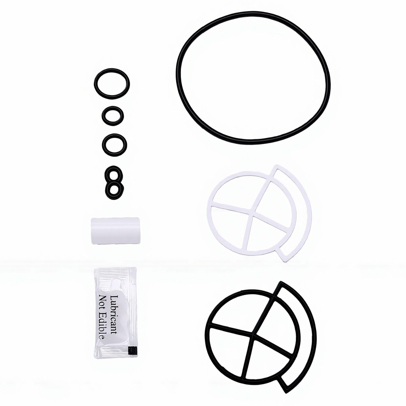 Haofy Kit de Sello de Suavizador de Agua 7129716 Kit de Sello de Reparación de Válvula de Goma para Kenmore Morton NorthStar, 6 Anillos con Lubricante