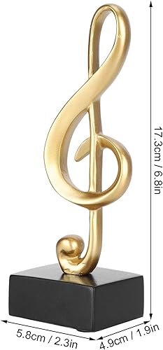 Miniatura 6 de GLOGLOW Figura de nota musical, decoración de notas musicales, escultura musical, estatua musical, nota musical, figura, símbolo, decoración,