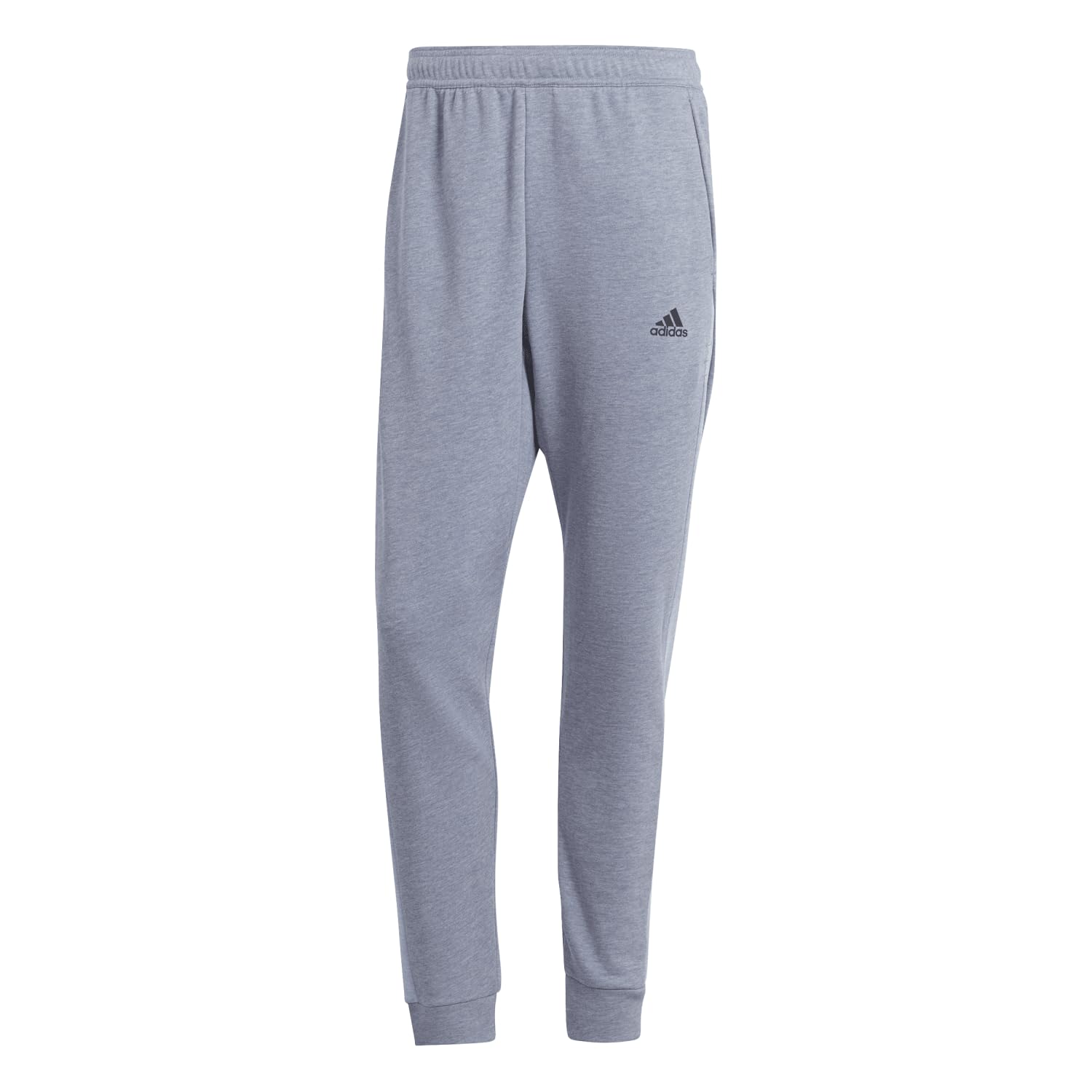adidas Men's Mélange Pants, Blue Grey Mel/Wonder Blue Mel, M