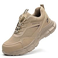 Aohuyergai Scarpe Antinfortunistiche Uomo Leggere S3 Scarpe da Lavoro Donne Traspiranti Utility Scarpe Antinfortunistica Comode Costruzione Industriale Scarpe