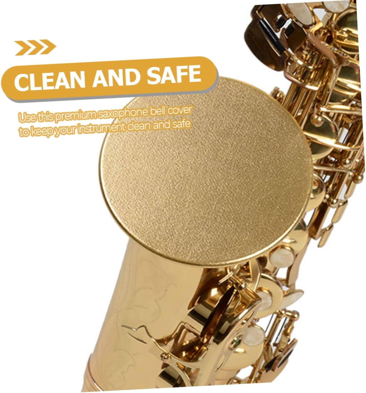 Yardwe Struments Saxophone Cover Saxophone Accessory Bell Cover Part Music Instrument Supplies Reusable Parts Keep Your Cle image 3