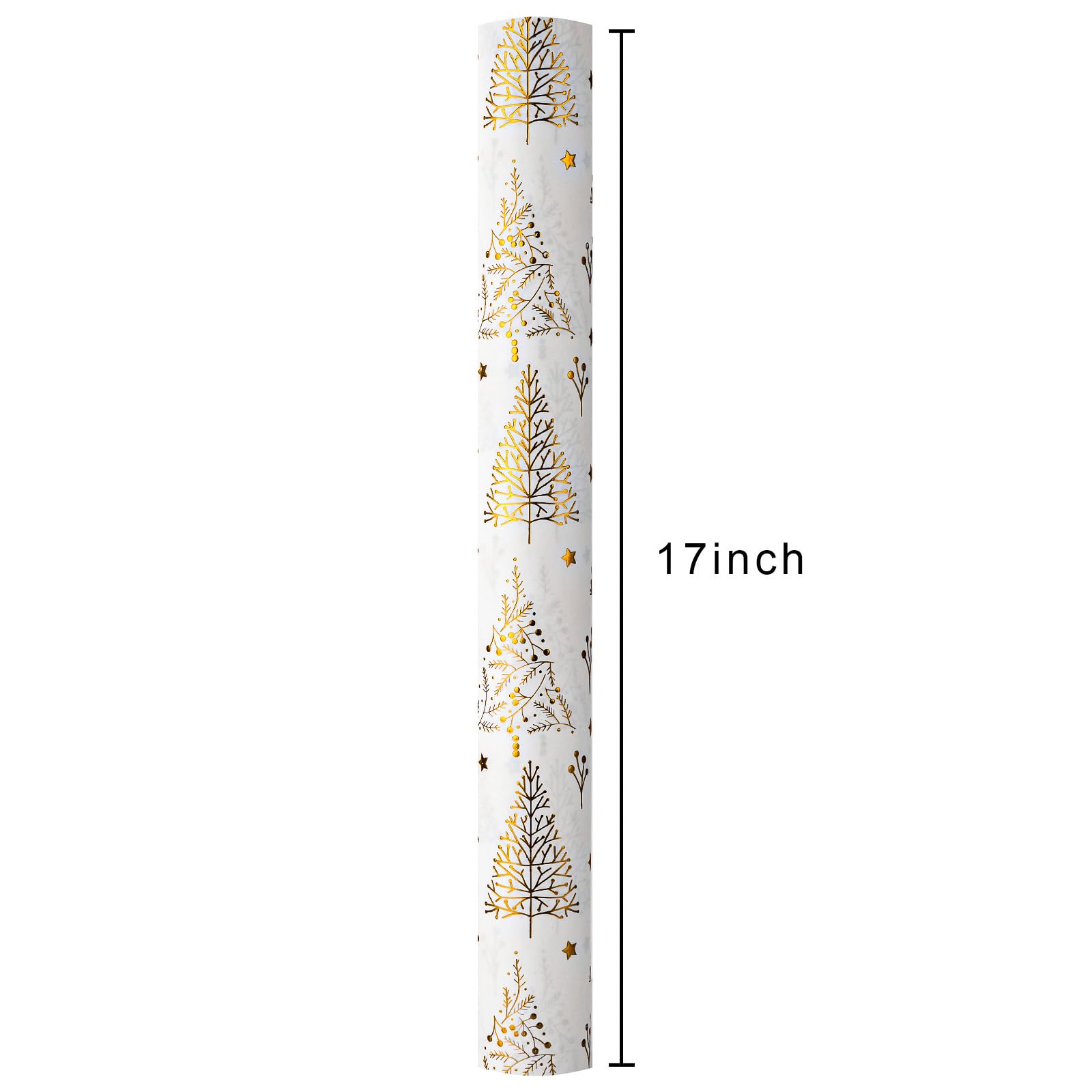 Aazon.co: Hoeral Christas Wrapping Paper Roll - 3D Ebossed Tree