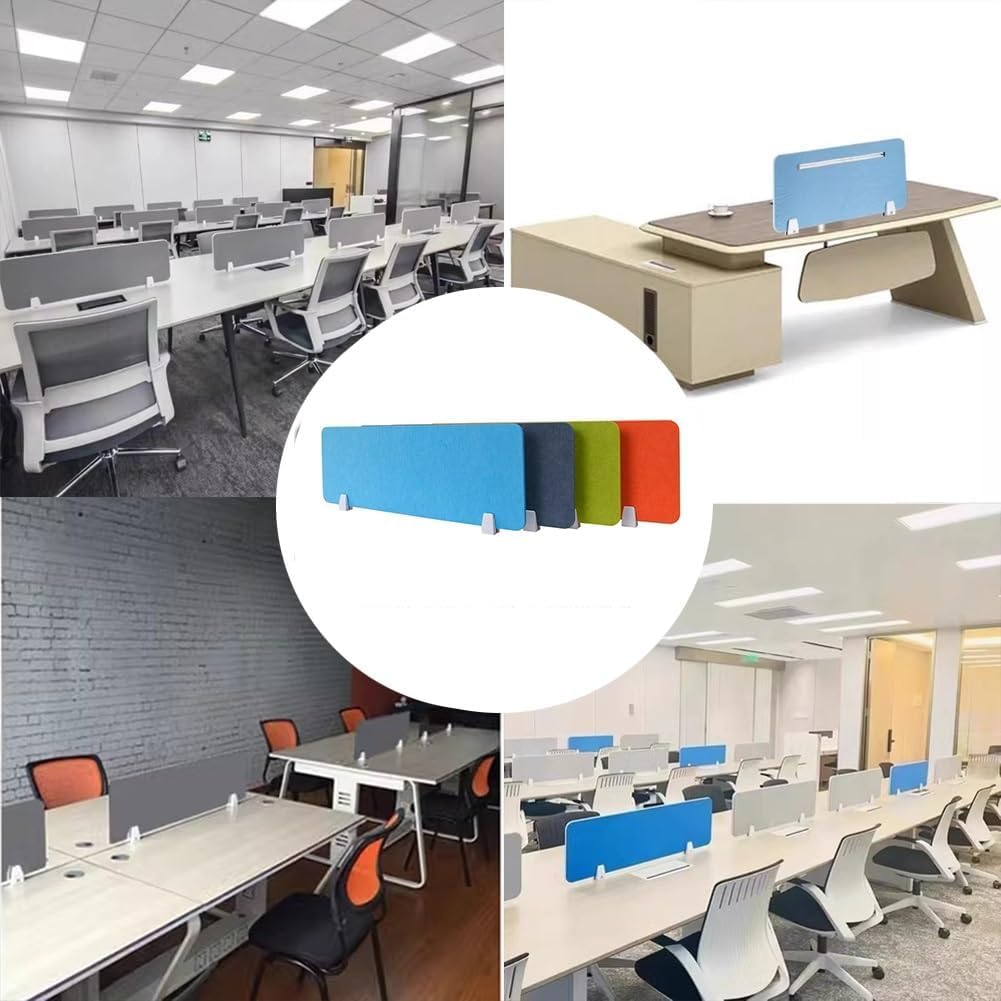 Office Par Grün 100x30 cm Akustik-Trennwand für Büros & Essbereich Sichtschutz Schallschutz Soluts für Vertrauliche &