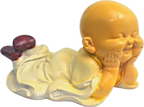 Miniatura 8 de Dwelling Store Cutie 3 Buddhas Lovely 3 Style Smiling Buddha Laughing Buddha Statue de regalo, resina, color de cara