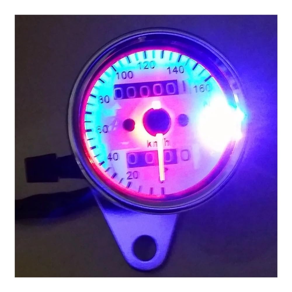 Contagiri contachilometri Accessori Moto Universali Tachimetro Contachilometri Calibro ATV Bike Scooter Con Indicatore Di Segnale Retroilluminato A LED DC 12V