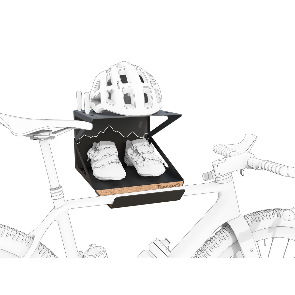 Peruzzo Wall Bike Stand One Size