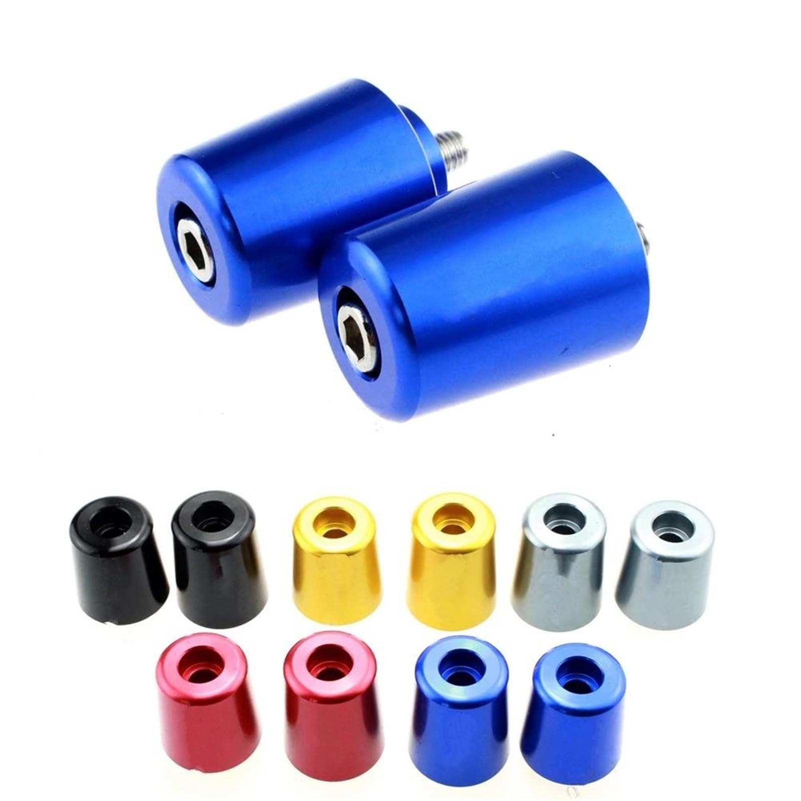 Lenkergewichte CNC Lenkerendkappen Für Motorräder Für KYMCO Like 150, 200i, LE, Xciting, 250, 300, 400i, 400S, 500, X-Town, 300i Geeignete Legierung Motorrad Lenkergriffe Endkappen