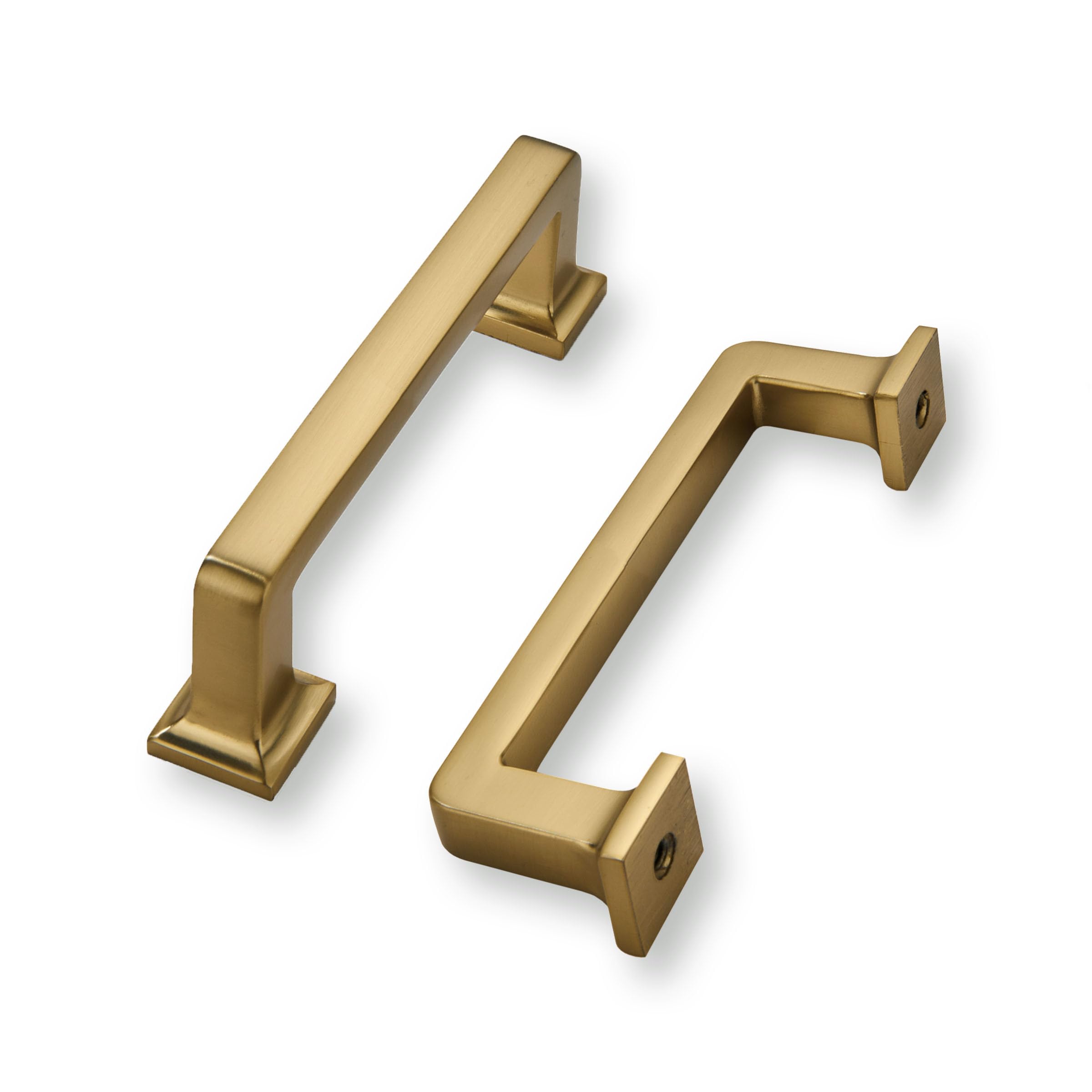 khtumeware 10 Pack Champagne Bronze Cabinet Pulls, 3 Inch(76mm) Hole Centers Cabinet Handles Kitchen Hardware Straight Bar for Cabinets and Drawer