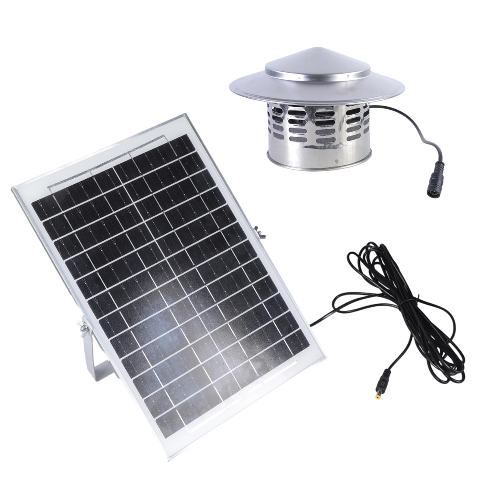 Tsophreniq 15W Solar Power Fan Waterproof Ventilation Fan For Chicken Greenhouse Ventilation Kitchen Exhaust