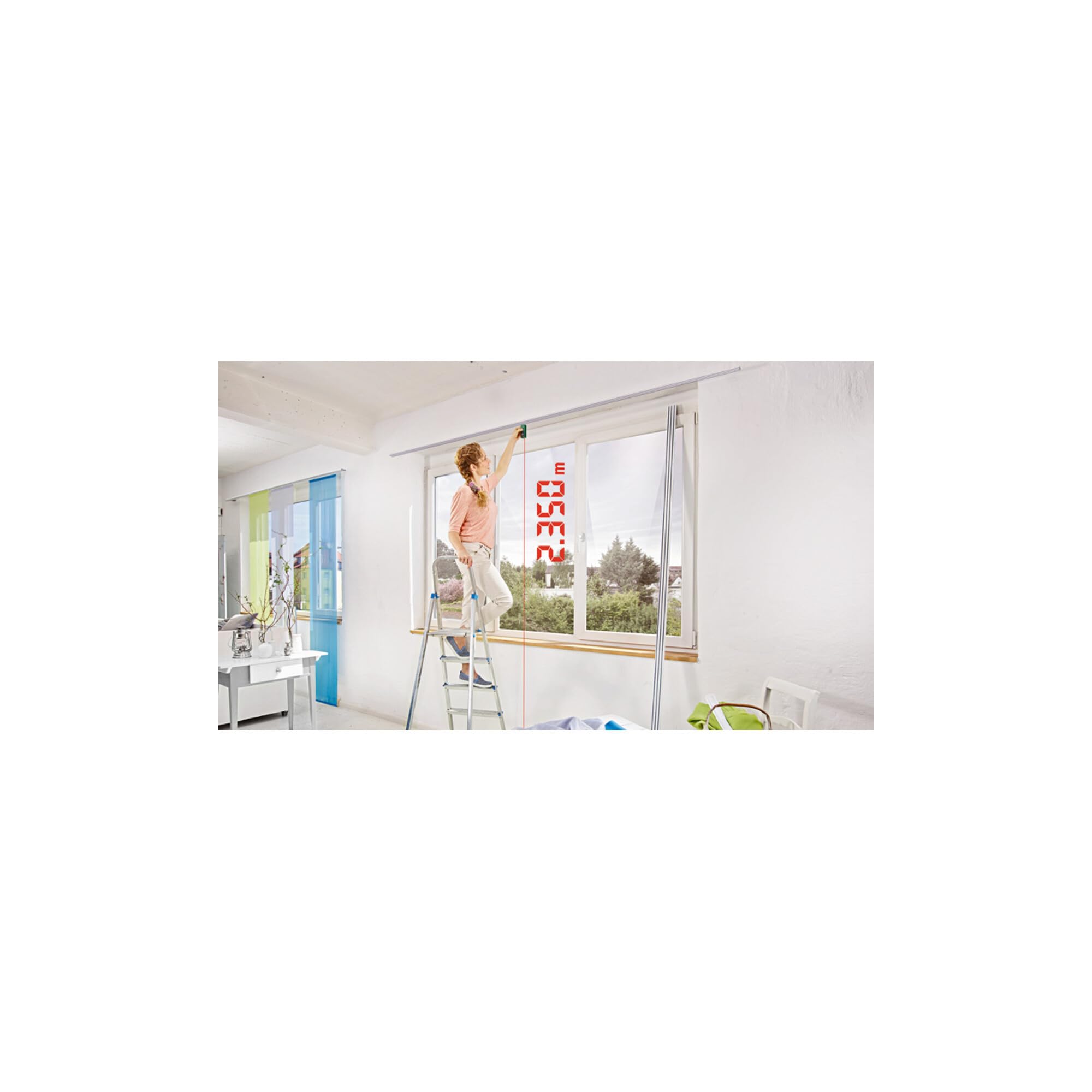 Bosch Metro Laser Distanziometro Laser EasyDistance 20 (misurazione agevole e precisa fino a 20 m, tascabile, comando a un solo tasto, in confezione di cartone per e-commerce)