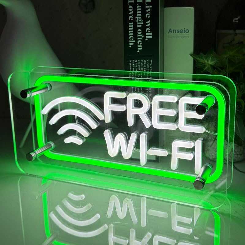 Amazon.co.jp: 【WNJAPAN】 LEDネオンサイン ネオン管風 FREE WI
