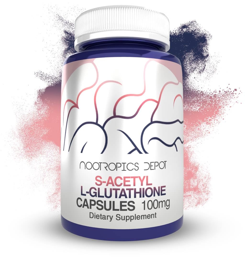 glutathione nootropic Amazon.com: Nootropics Depot S-Acetyl L-Glutathione Capsules | 100mg | 60  Count