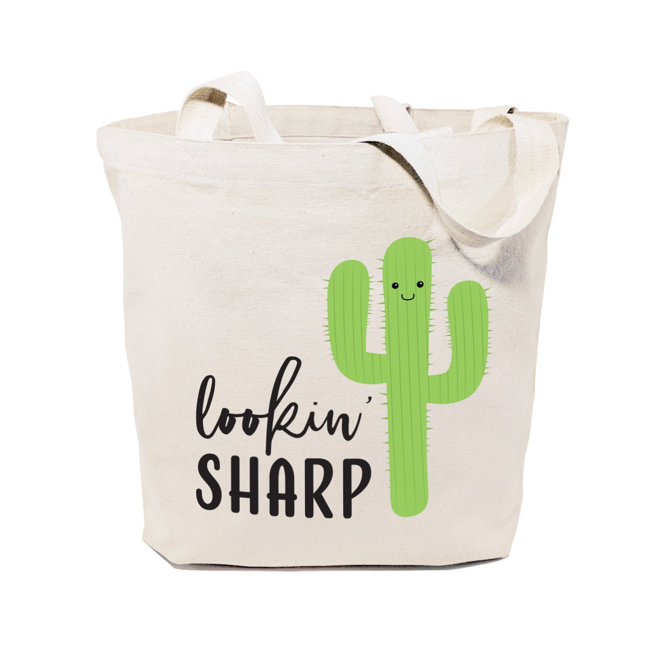 The Cotton & Canvas Co. Food Pun Reusable Grocery Bag and Farmers Market Tote Bag