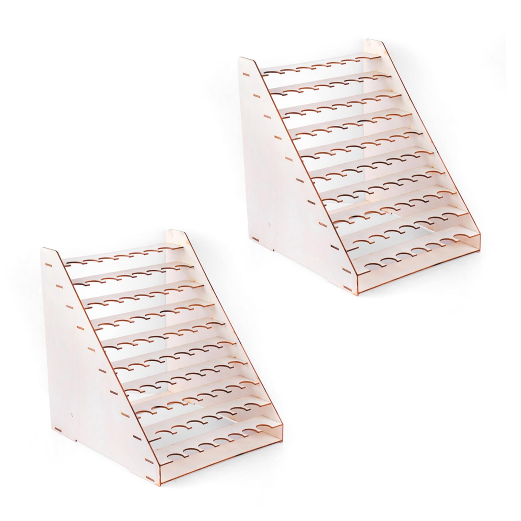 Organisateur tatouage bois anti-renversement pour flacon peinture
