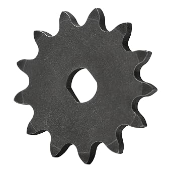 #35 13T Motor Sprocket 10mm Bore H Type Steel Pinion Gear for Electric Scooter E-Bike Mini Bike Go Kart ATV Dirt Bike Razor MX650 MY1020 1000W 1800W Motor, 13 Tooth Chain Drive Replacement Gear