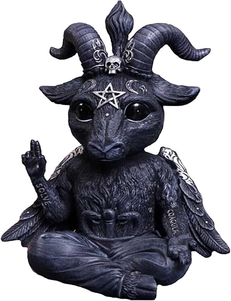 Amazon Co Jp サタン教会サバティックヤギアイドルレジン像悪魔のオカルトイルミナティメンデスの有角神ヤギ祭壇彫刻の置物 ホーム キッチン Amazon Co Jp サタン教会サバティックヤギアイドルレジン像悪魔のオカルトイルミナティメンデスの有角神ヤギ祭壇彫刻の置物 ホーム キッチン