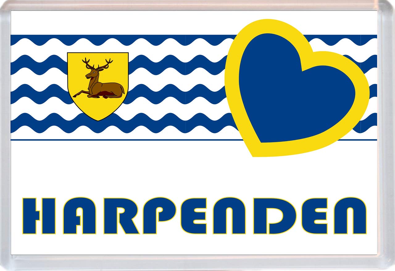 Harpenden - Love Hertfordshire/Herts - Jumbo Fridge Magnet/Magnets