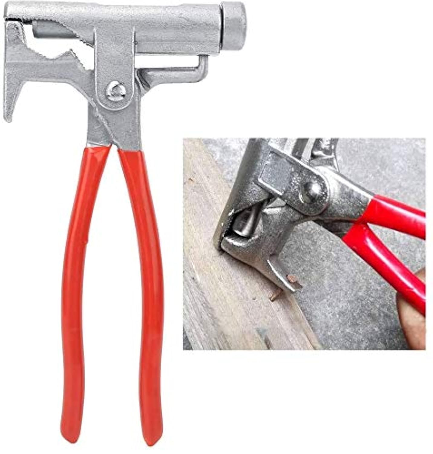 Universal Hammer, Multi-Function Pipe Wrench Screwdriver Soft Rubber Handle Hand Tool