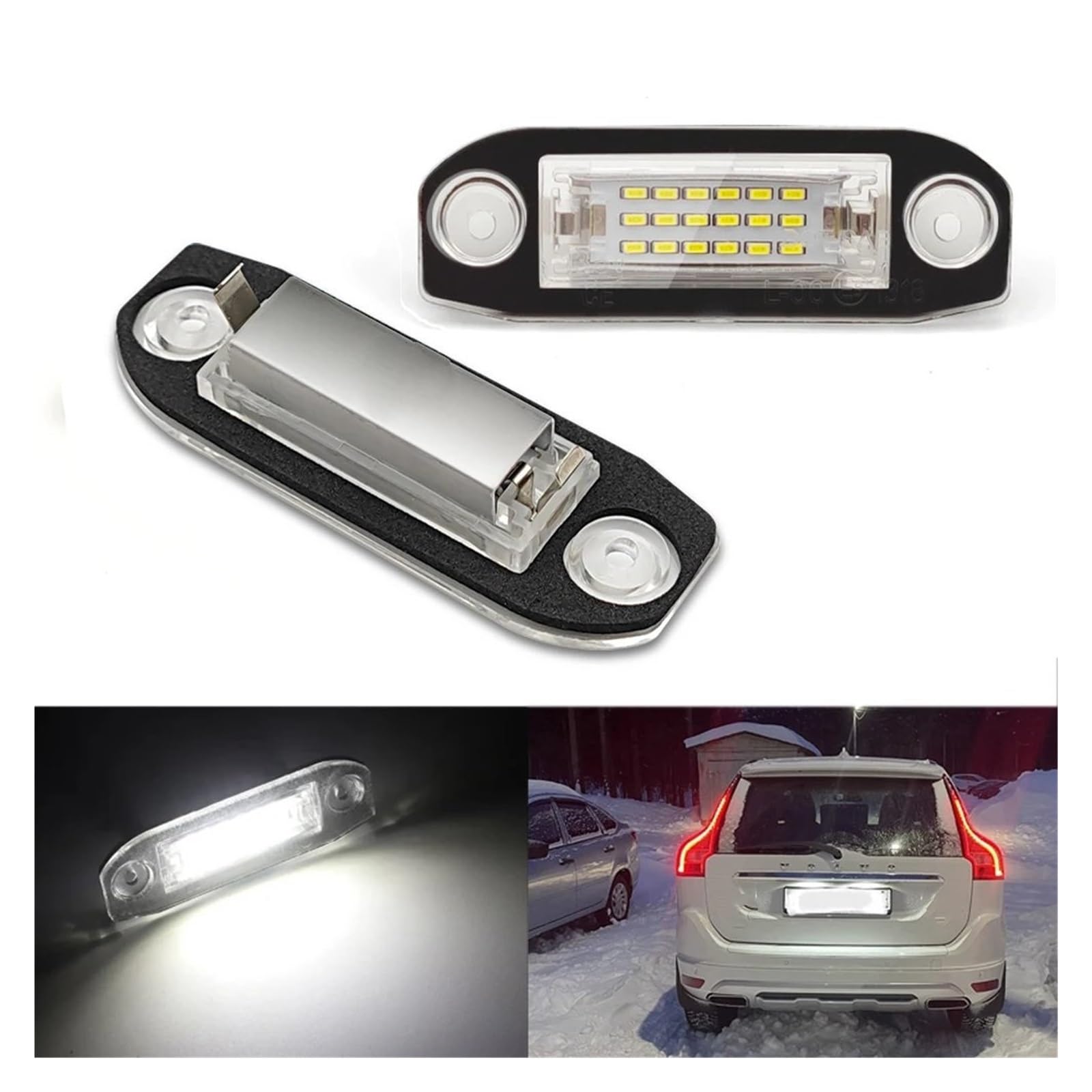 Canbus libre luz Led de matrícula para VOLVO S80 XC90 S40 V60 XC60 S60