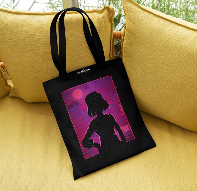 Image of TrendoPrint Reusable Shopping Bag Canvas Tote Bag for Grocery, College, Office & Shoulder Handbag Travel Bag for Men and Women (14x16 inches)