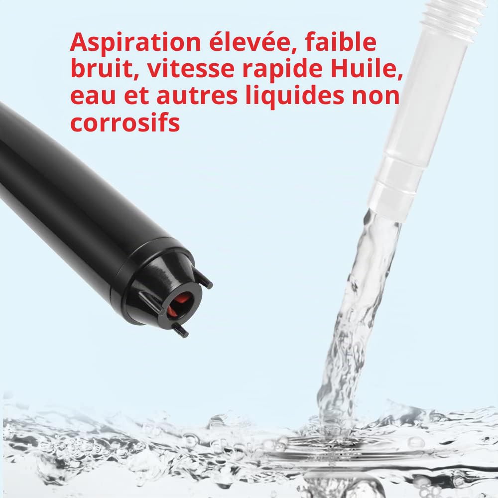 Flintronic Pompe de Transfert à Liquide électrique à Piles - Pour Gaz, Eau, Huile et Autres Liquides