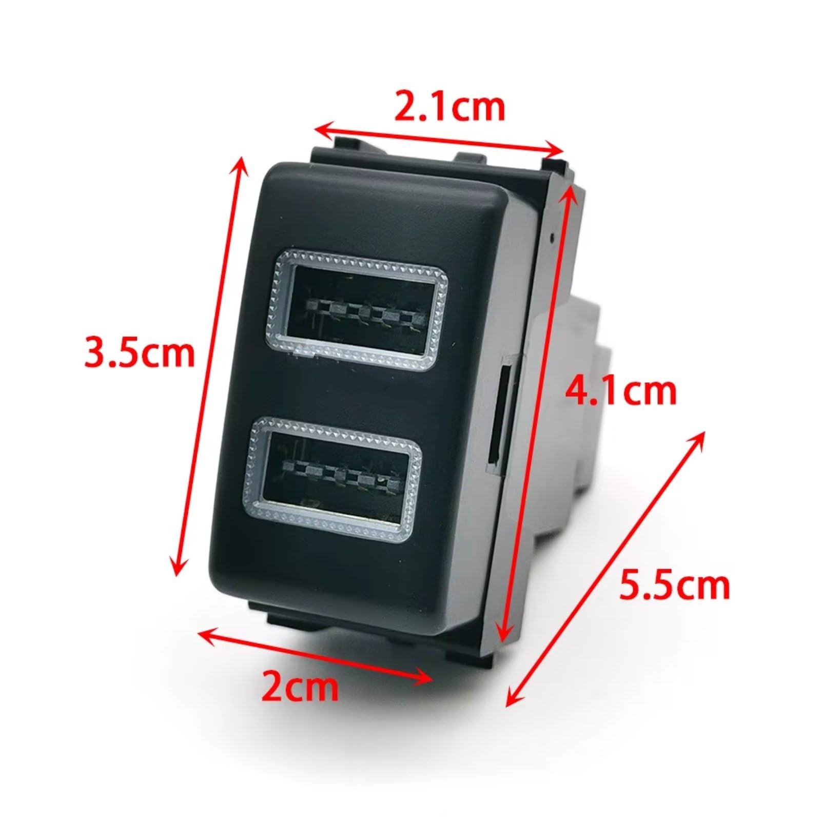 Console Centrale Avec Port USB Compatible Avec Nissan Pour Patrol Pour Y62 Pour X-trail Double Chargeur Prise Adaptateur QC3.0 Interface USB AUX voiture