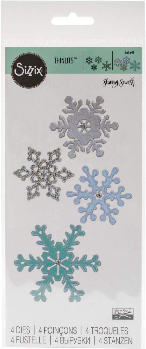 Sizzix Thinlits Die Set 4 Pack 664409 Scribbly Butterflies door Tim Holtz, Papier, Multi-Colour, One Size