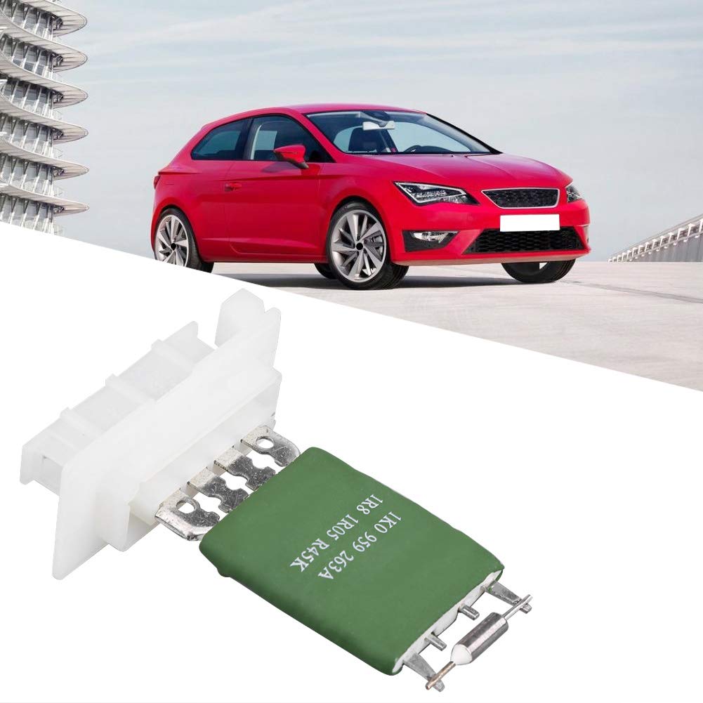 KIMISS Rezystor wentylatora 1K0959263A for Seat, regulator prędkości dmuchawy, grzejnik silnika, części do klimatyzacji samochodowej