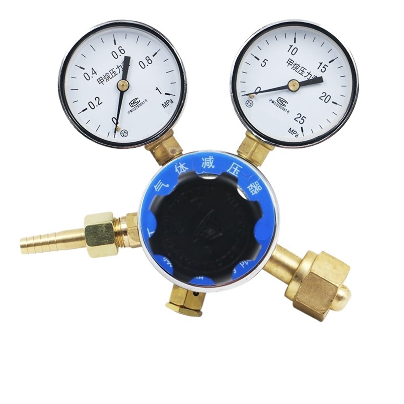 M16*1.5mm Methane Regulator for Gas Cylinder Pressure Relief Valve Pressure Gauge 1 * 25 1.6 * 25 2.5 * 25(1 * 25)