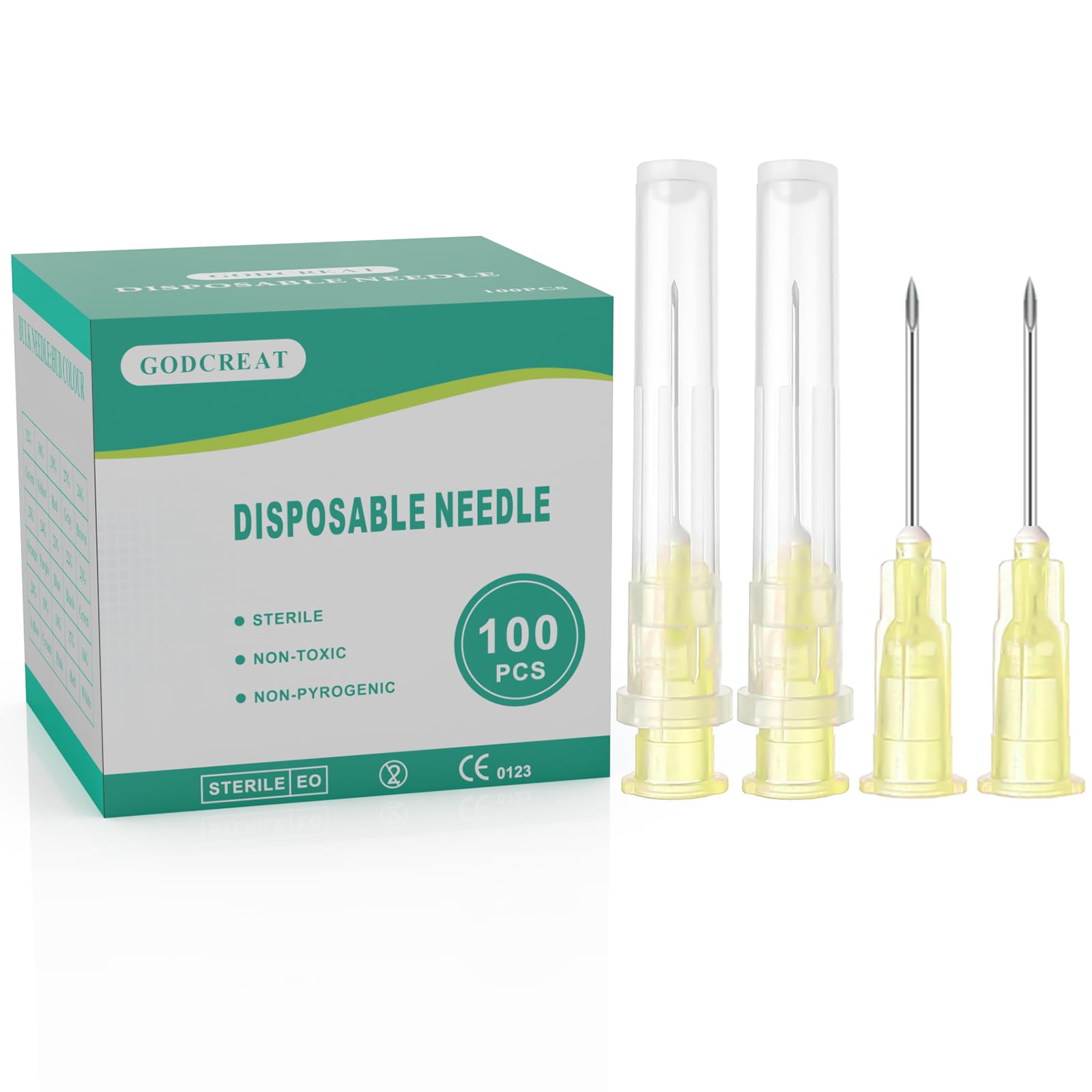 16G 32MM 100 Pack Sterile Disposable Injection Needle with Cap for Lab Supplies, Poultry, Pet, and Industrial Dispensing Accessories — Amazon image 21