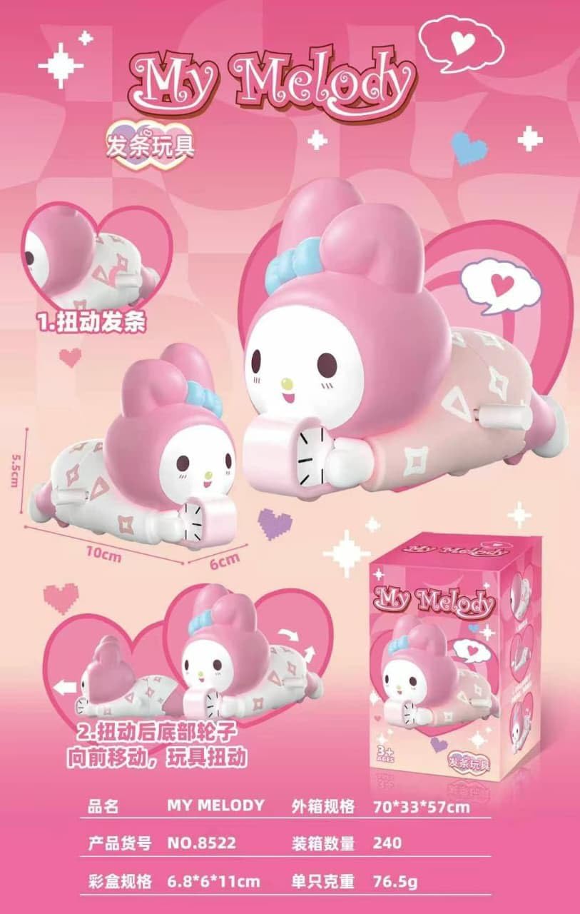 Buy TOYVELLY My Melody Wind-Up Crawling Toys, for Kids | Cute