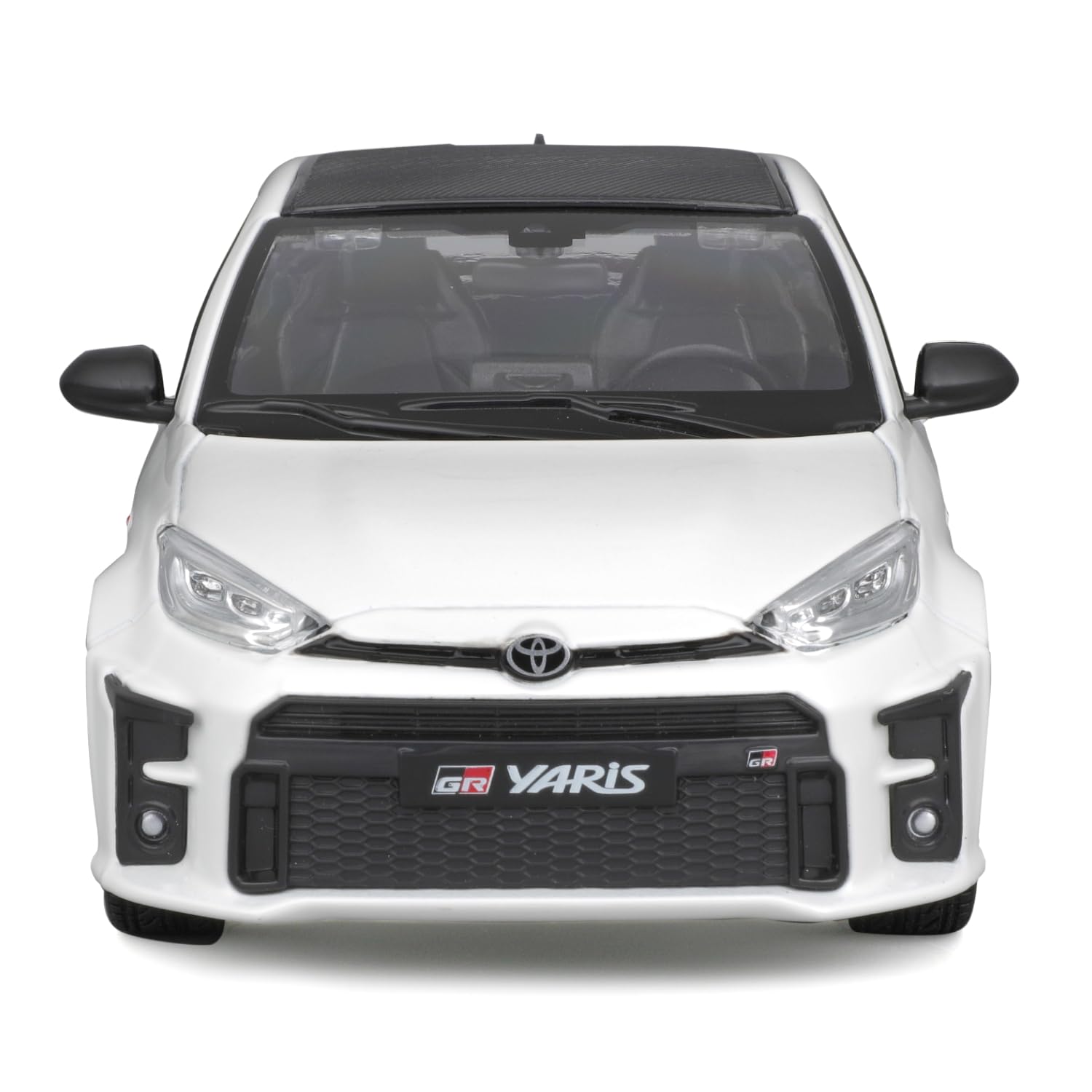 Maisto - Toyota Yaris GR 2021 - realistyczny model samochodu sportowego w skali 1:24, szczegółowa replika w losowych kolorach, oficjalna licencja Toyota, zalecany wiek: 3+ lat