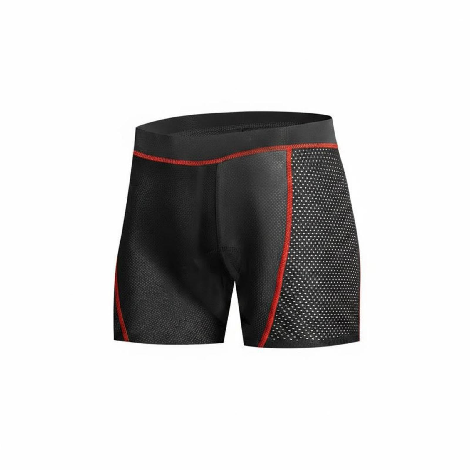 Biking Compression Compression Shorts 3D Contoured Padded Biking Shorts Multi-Layer Padding Sportswear Red Line XXL-image-32