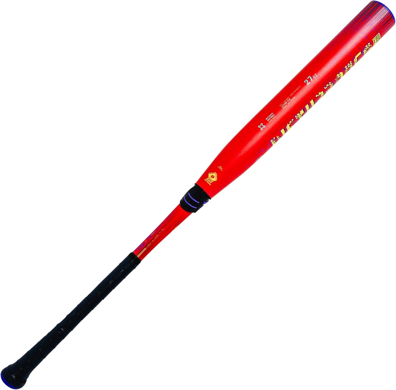 Axe | Disturbance | 2-Piece Composite | SSUSA Senior Slowpitch Softball Bat | Kyle Pearson Signature Series | 1/2 oz. Endloaded | Flared Handle
