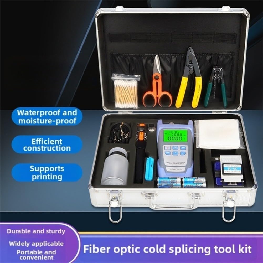 Kit Outil pour fibre pour optique 20 avec Cliveuse et Testeur