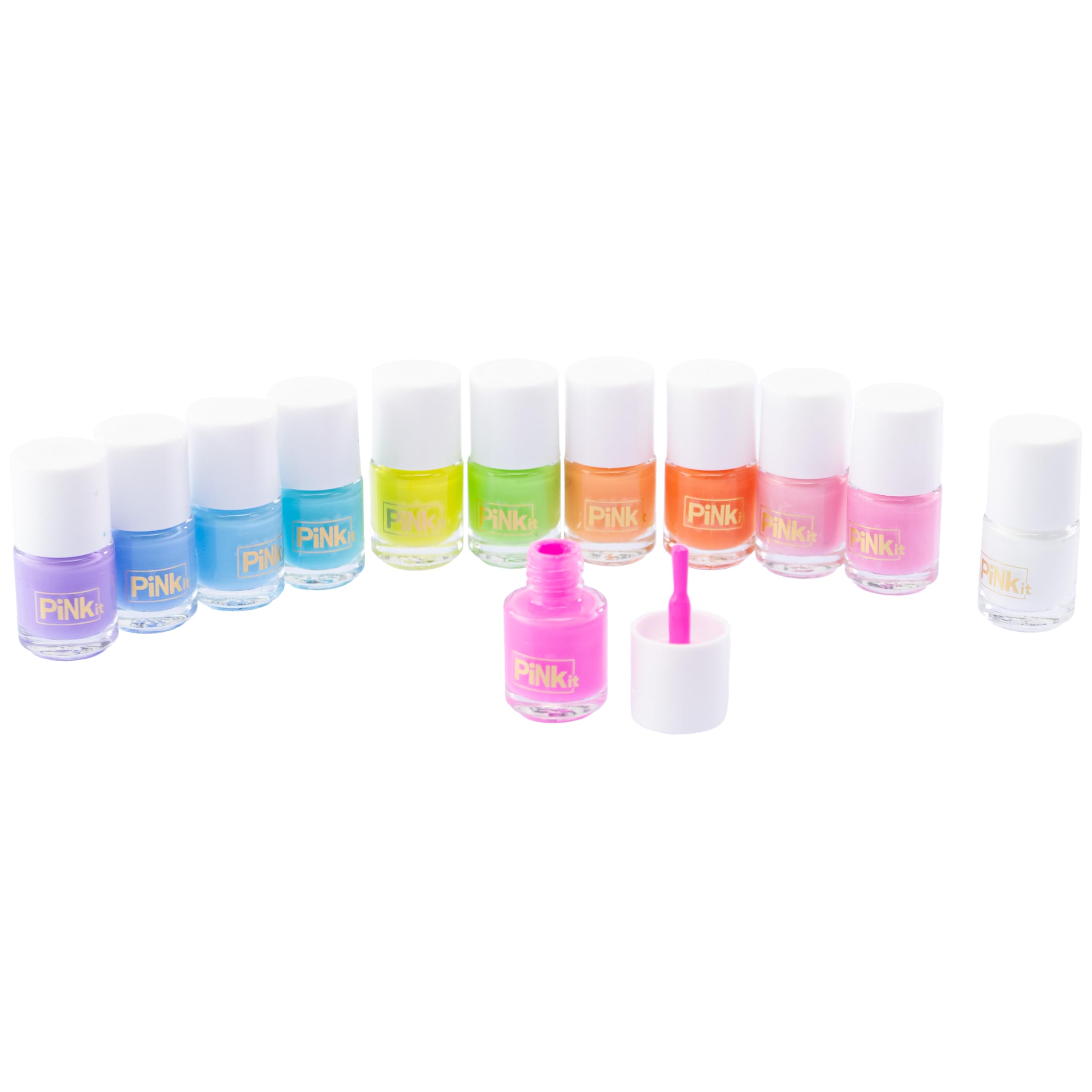 Nice Group Pink It Rainbow Nails, 1 zestaw do ozdabiania paznokci dla dzieci