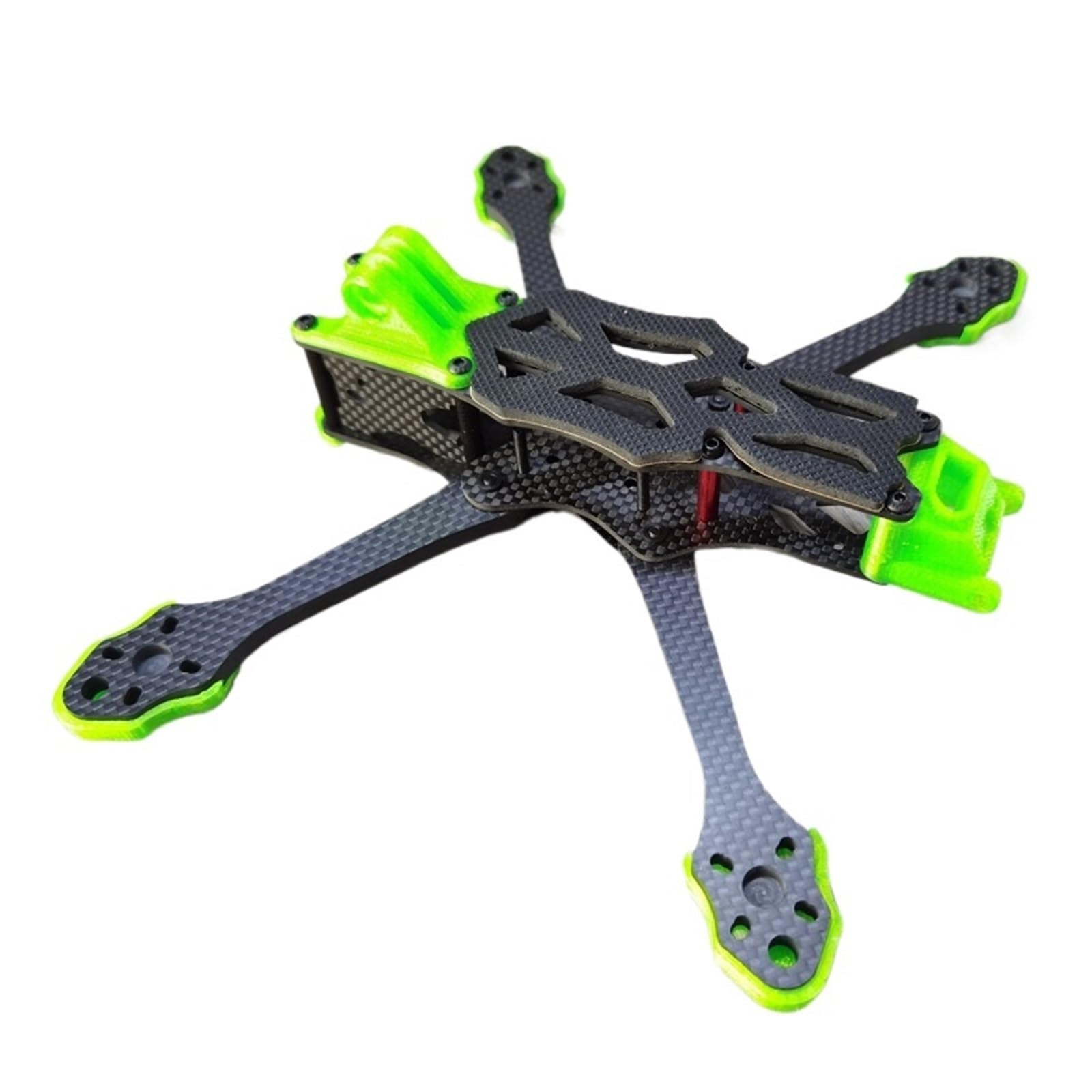 Kit telaio quadricottero, drone corsa fibra di carbonio, braccio 5.5MM | passo 225MM, dimensioni 130*183MM, superiore 2.0MM, inferiore 2.5MM, lato 2.0MM(APEX-5-with-Print)