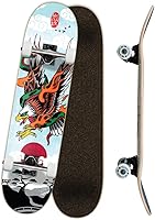 Vista 12 de Yocaher Patinetas completas punked de 7.75 pulgadas o 8.25 pulgadas o formas Mini Cruiser o Micro Cruiser - Serie Pika, Candy y Chimp