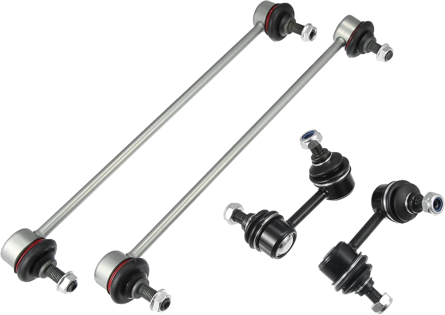 X AUTOHAUX 4pcs Front Rear Sway Bar Links K750604 K750605 K750125 K750126 Stabilizer Link Suspension Kit for Honda Civic 2012-2015 for Acura ILX