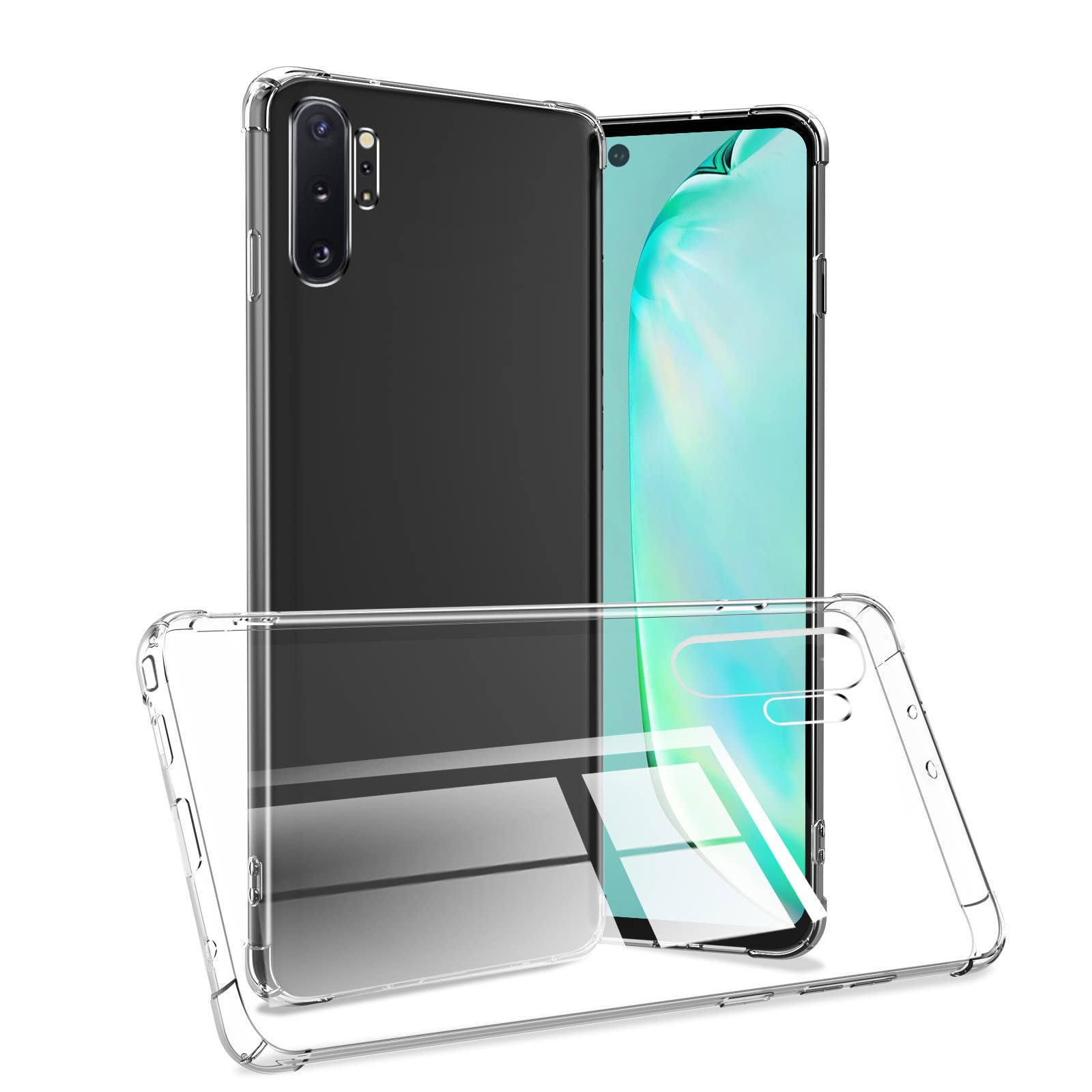 【ケース、フィルム付】Galaxy　Note 10+ Amazon.co.jp: 対応 SAMSUNG Galaxy Note10 Plus ケース 透明