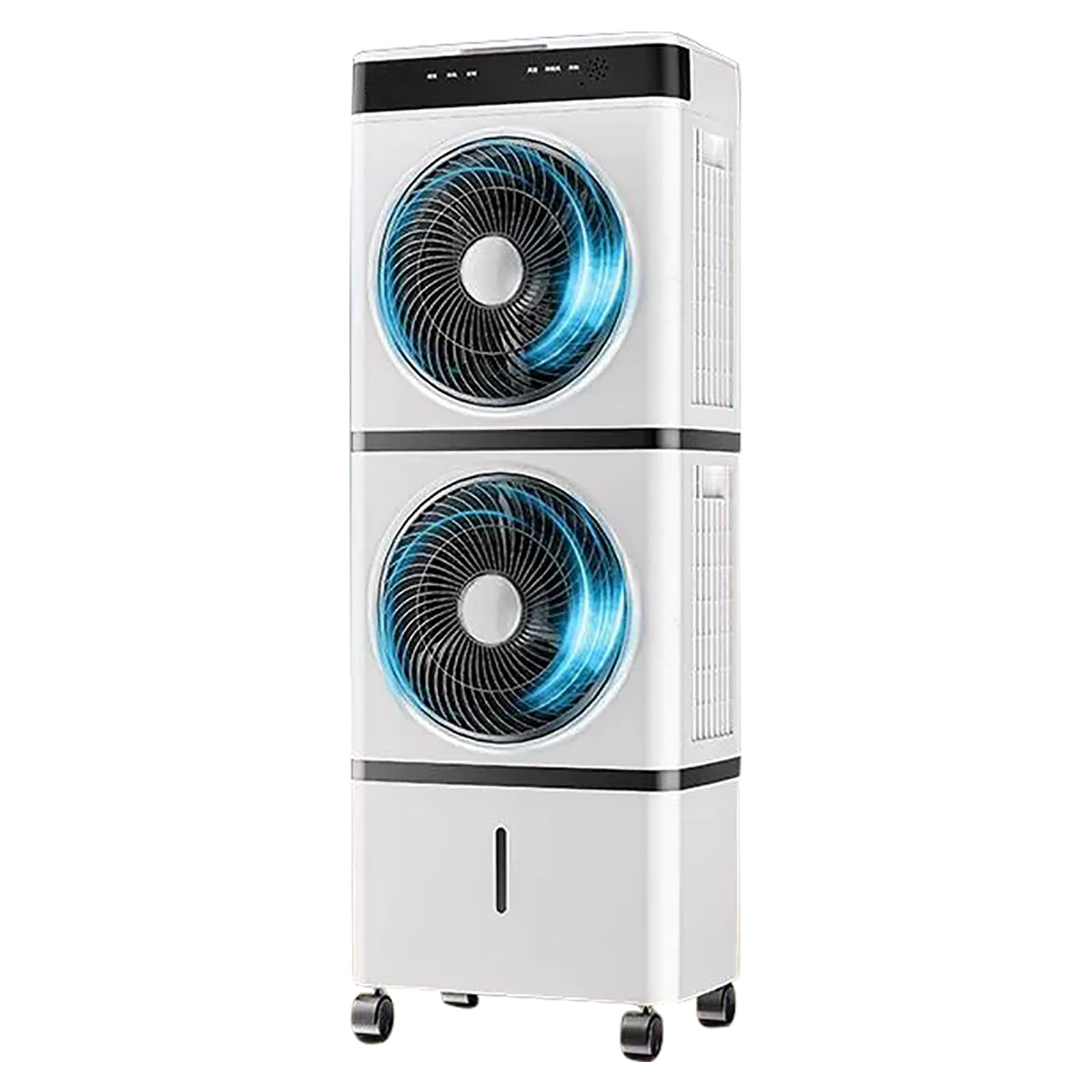 asdchZen Swamp Cooler Air Conditioner, Evaporative Air Cooler With 14L Tank, 3 Speeds, Oscillating, 12H Timer, Remote, Water Cooling Fan For Home