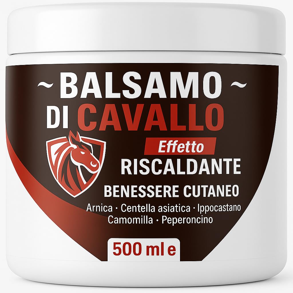 Baume du Cheval Extra Fort 500 ml – Crème Corporelle Régénérante aux Herbes pour Muscles et Articulations – Soulagement Vitalisant pour le Corps – Format Maxi – Dragon