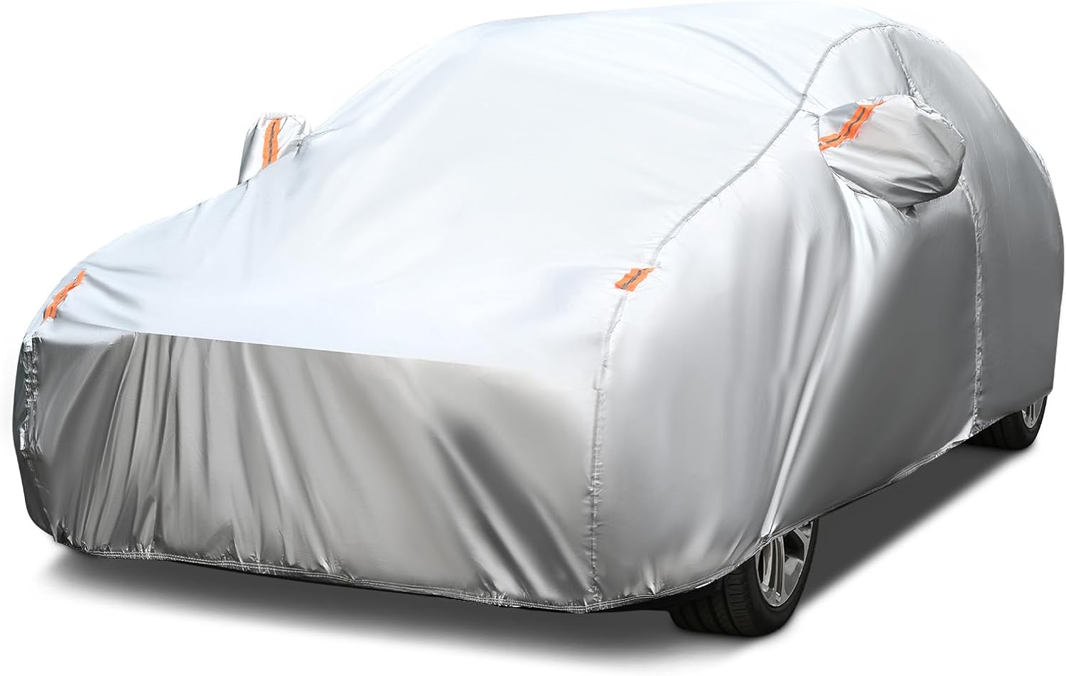 Car Cover Waterproof Premium Full Car Cover Outdoor Indoor Car Cover with Cotton,All Weather