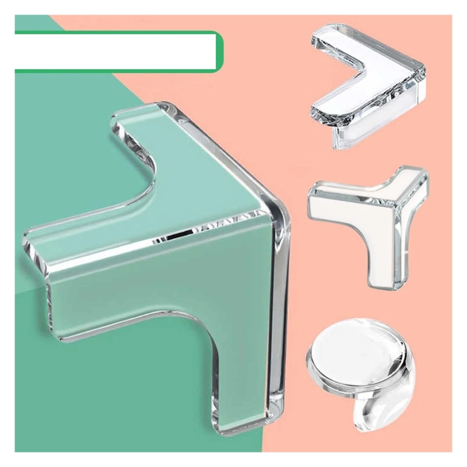Protectores de Esquinas para mesas, Fundas Protectoras de Silicona Transparentes para Muebles, Ideales para la Seguridad Infantil.