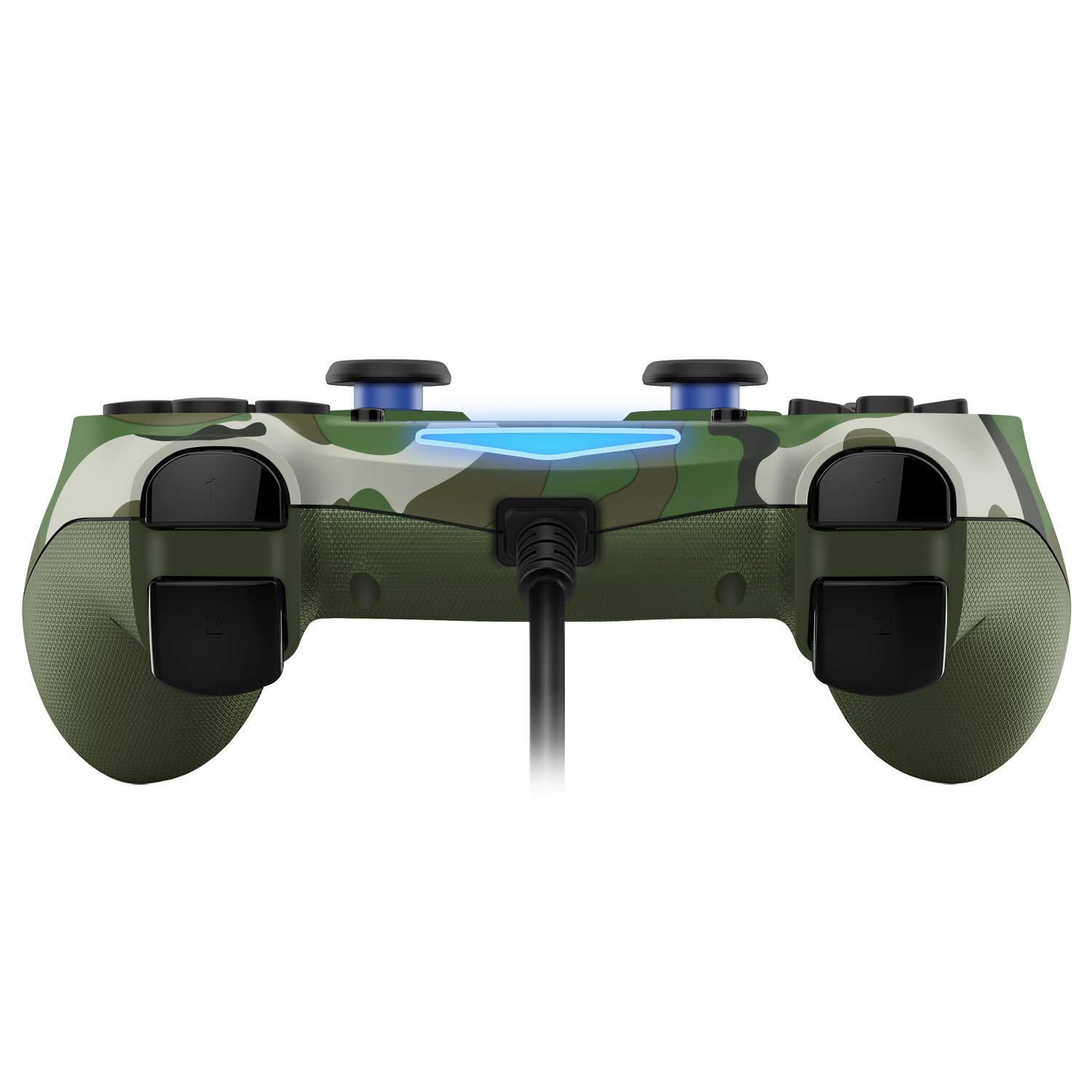 PS4 Controller, USB Wired Dual Vibration PS4 Remote Controller Joystick with Additional L3 R3 Buttons and 3.5MM Headphone Jack for Play Station 4 PS4/PS3/PC Platform