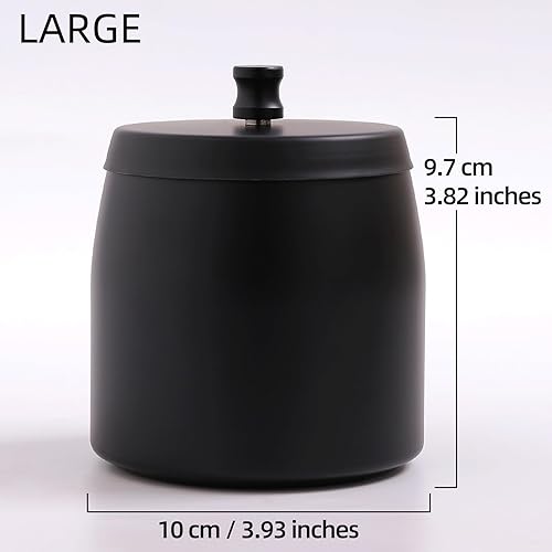 Miniatura 78 de Cenicero con tapa para cigarrillos, de acero inoxidable, sin humo, sin olor, resistente al viento, ceniceros para el hogar, oficina, mesa, exterior