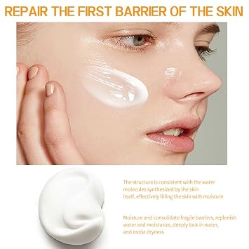Vitamin C Face Cream-Turmeric Face Cream,Moisturizing, Soothing, Oil Control And Skin Repair,Anti-Aging Facial Cream, Normal, Dry, Oily & Combination Skin,Turmeric Cream with Vitamin C
